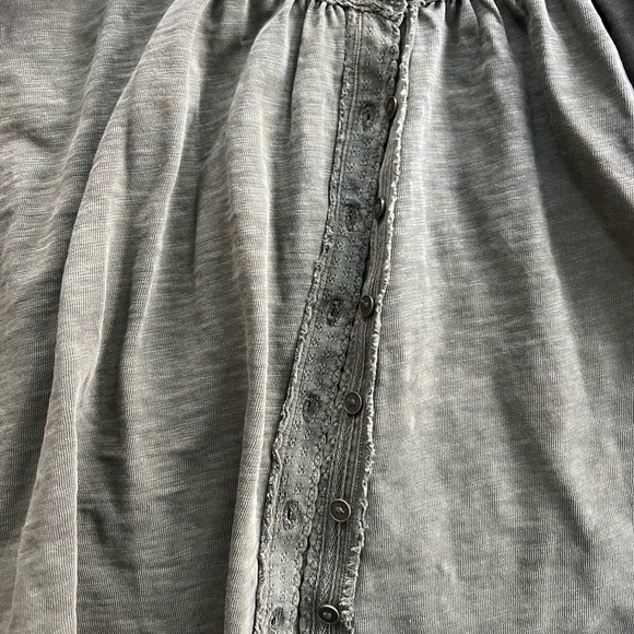 Free People Puff sleeve button down blouse - Picture 3 of 4